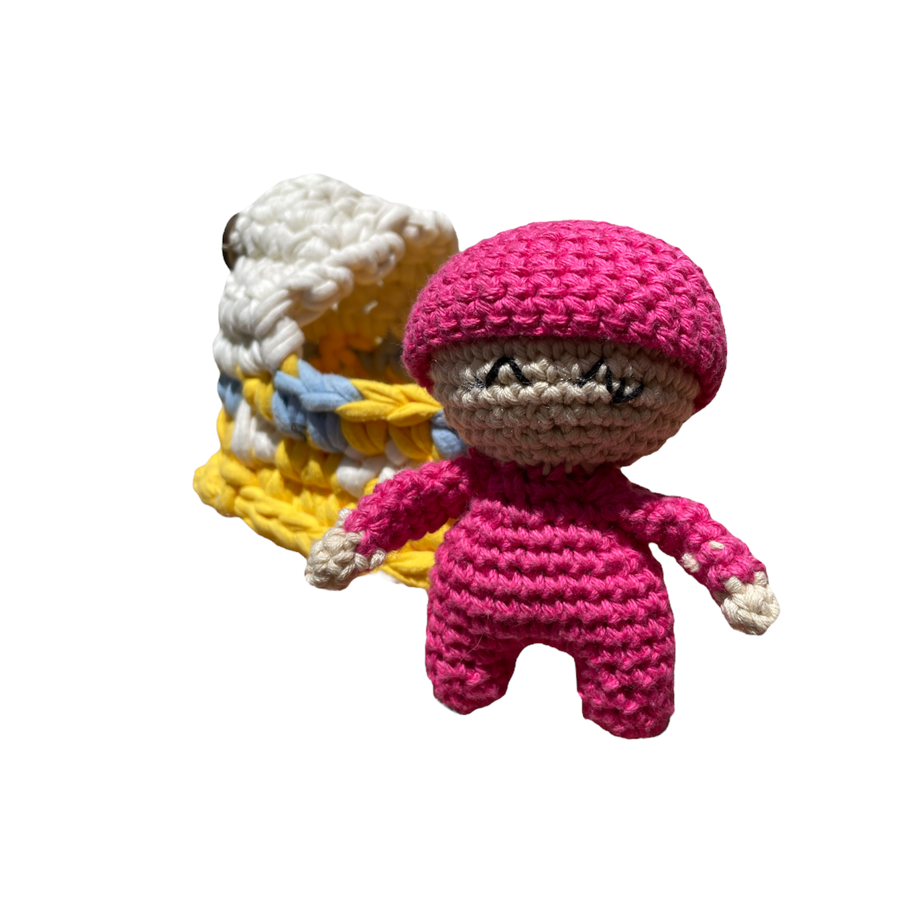 Bebé en cuna amigurami