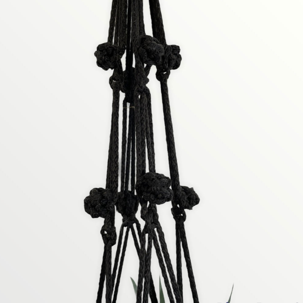 Porta macetas tejido
